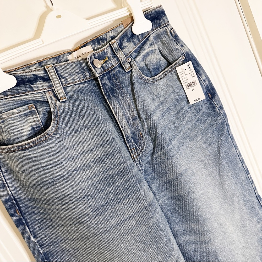 NWT PacSun Callie Boyfriend Wide Leg‎ Baggy Jeans Sz 26 - Picture 7 of 9
